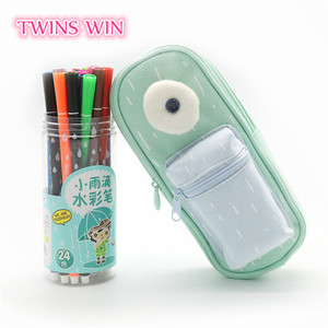 ¡Superventas en América! Estuche de lápices de lona impermeable para niños, diseño de labios de dibujos animados, estuche promocional - Product Image 5