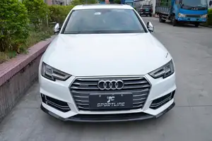 A4 SLINE S4 ألياف الكربون الجبهة الشفاه لأودي A4 B9 Sline S4 2017-2018