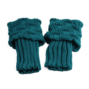 Women Winter Crochet Knitted Boot Cuffs Toppers Short <strong>Leg</strong> <strong>Warmer</strong> - Product Image 5