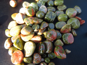 <span class=keywords><strong>Precio</strong></span> al por mayor natural dragón bloodstones piedra preciosa cristal de cuarzo grava para decorativo - Product Image 3