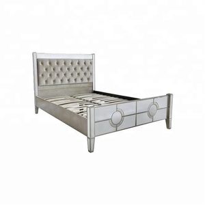 <strong>Mirrored</strong> <strong>Bedroom</strong> <strong>Set</strong> with Nibar Furnitureing Table Luxury Design <strong>Bedroom</strong> <strong>Furniture</strong> Wood Modern American Style Wooden Beds 5 <strong>Sets</strong> - Product Image 6