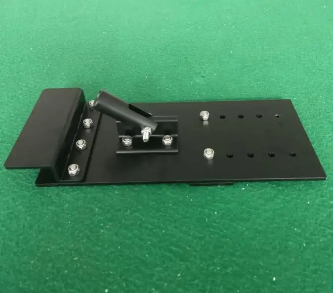 Custom Precise high end CNC aluminum profile and sheet sliding tool with stainless steel screws assembling