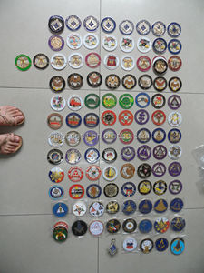 Badge de voiture ds-maçon gratuit, emblème de voiture arrière en émail métallique, emblème de voiture scellée - Product Image 3