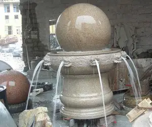 Hand Geschnitzte Rotierenden Granit Ball Brunnen Granit Bälle