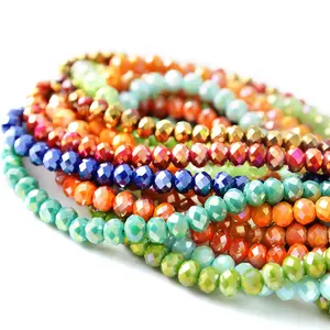 Fabricants de perles Accessoires DIY Perles de cristal de verre Perles de cristal de verre de charme pour la fabrication de bijoux