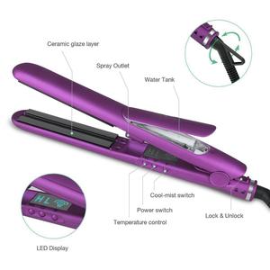 Lisseur <span class=keywords><strong>à</strong></span> <span class=keywords><strong>cheveux</strong></span> vapeur ionique, avec dispositif de créateur <span class=keywords><strong>à</strong></span> la vapeur, noir, 1 pièce - Product Image 2