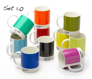 HAONAI ceramic pantone mug,ceramic pantone tea cup,pantone milk mug.