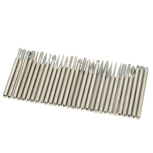 Hilda-accessoires pour mini perceuse, têtes de meulage diamant galvanisé, jeu de mèches pour le bricolage, outil rotatif, accessoires de meulage <span class=keywords><strong>Dremel</strong></span>, 30 pièces - Product Image 1