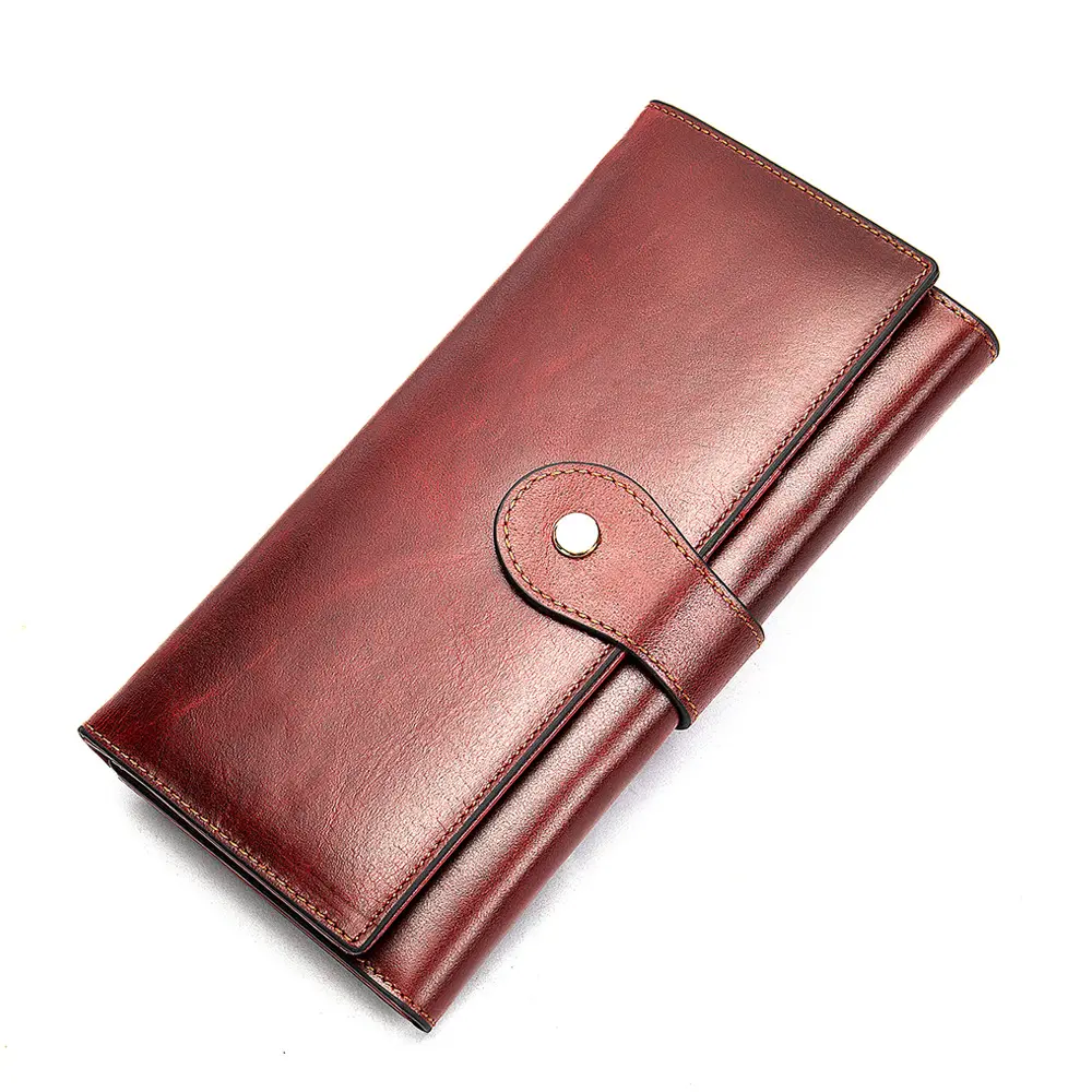 women genuine leather wallets female long wallet for phone cards money bags lady wallets purse