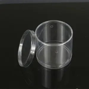 unique square clear plastic PVC box packaging and clear cylinder package with low price