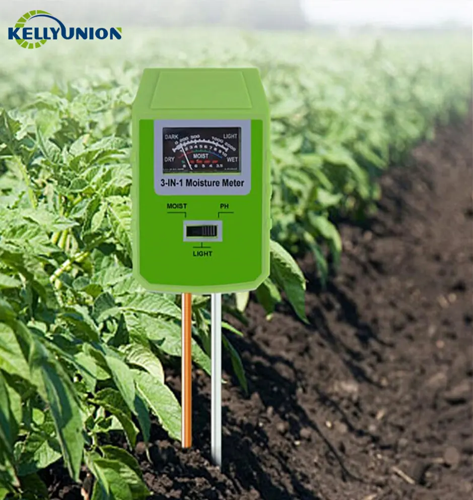เครื่องวัดค่า PH ในดินแบบ3 In 1,เครื่องวัดความชื้นของพืชเครื่องวัดความชื้นเครื่องวัดความชื้นในสวนสำหรับบ้านพื้นที่เพาะปลูก