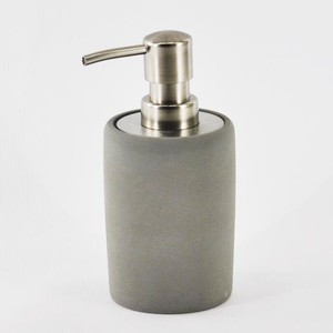 Accessoires de bain en béton cylindriques écologiques gris en promotion par Top Jingle (Modèle BA5037GY/S5_R) - Product Image 2