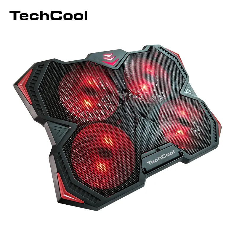 Techcool Laptop Cooler Notebook 4 levels height Cooling Quiet Super Vacuum Fan notebook cooler