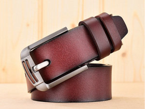 Nuevos <span class=keywords><strong>cinturones</strong></span> de cuero genuino <span class=keywords><strong>para</strong></span> hombres, <span class=keywords><strong>cinturones</strong></span> de cuero genuino Retro informales - Product Image 3