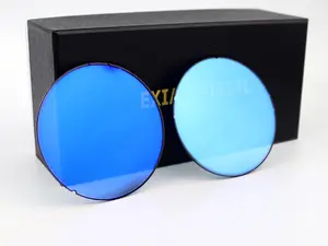 Uv400 Sunglasses Lenses EXIA A25 Lenses Sunglass Blue Flash Mirror UV400 Uncut Eyeglasses Lenses