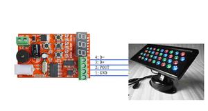 Taidacent DC 9V-24V Dmx512 3CH Dmx Ghi Địa Chỉ Rgbw Dmx Lập Trình Led Light Điều Khiển - Product Image 4