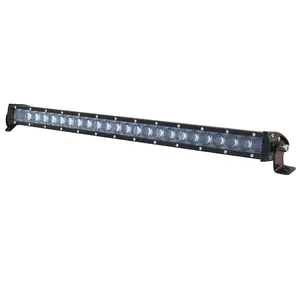 Auto Bagian 25 inch Baris Tunggal Dipimpin Bar Cahaya Tahan Air 4x4 Spotlight 120 w Led Light Bar