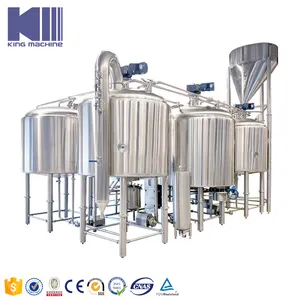 Equipamento industrial completo da fábrica da cerveja