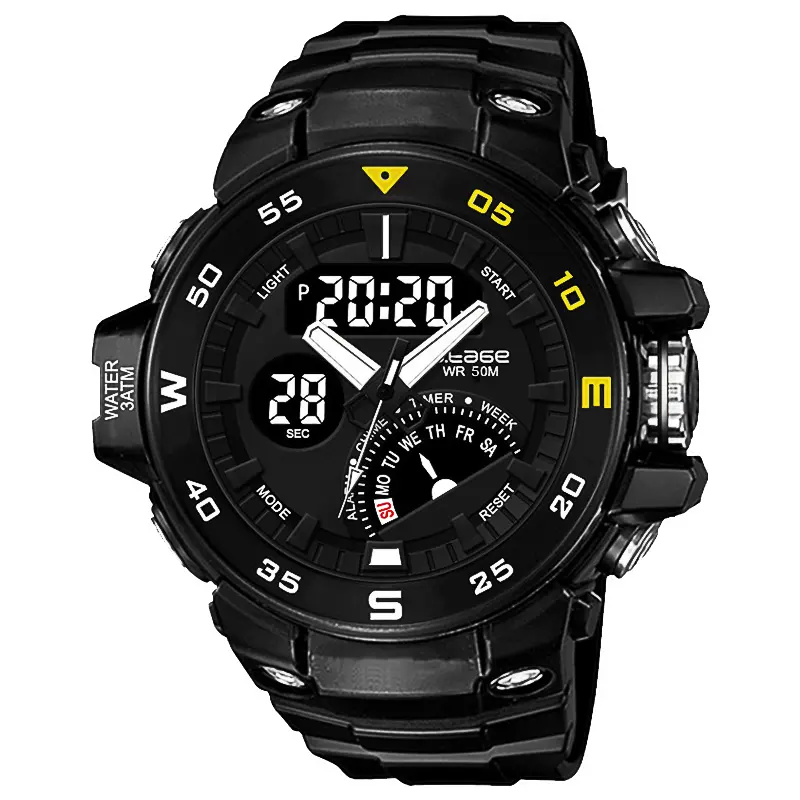Digital watches silicone mens watch shock men watches waterproof
