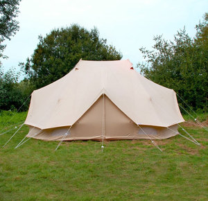 Tente <span class=keywords><strong>de</strong></span> camping en toile <span class=keywords><strong>de</strong></span> luxe pour hommes, perche à double pôle, style empire - Product Image 4