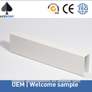 Maravilloso y mulit tipos soild metal de techo por decorativo formas u techo, en forma de u techo reflectores de aluminio - Product Image 3