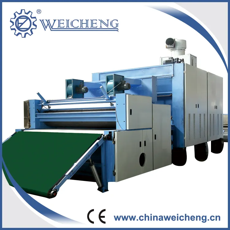 Top level air-laid non-woven web forming machine