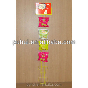 Tazza di cibo contenitore di esposizione stand da pavimento multi tiers filo rotante snack <span class=keywords><strong>display</strong></span> <span class=keywords><strong>rack</strong></span> con supporto del segno - Product Image 5