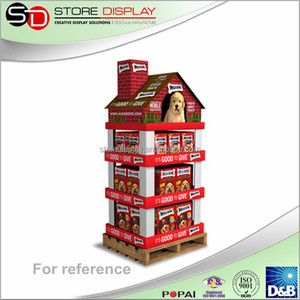 Vuelos de comida de perro de pantalla soporte juguetes para mascotas juguetes para pantalla soporte 4 cara de chocolate/chocolate cookies paleta display bin - Product Image 2