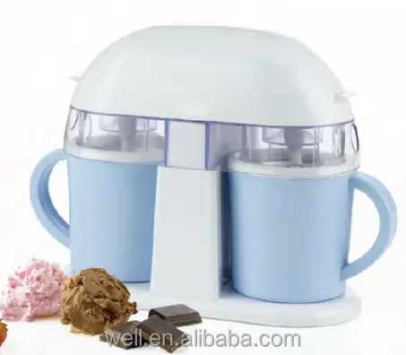 Automatic Frozen Yogurt, Sorbet und Ice Cream Maker 0.5 Lx2