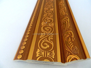 Bán Buôn Ấn Độ Phong Cách Vàng Màu Phổ Biến <span class=keywords><strong>Ps</strong></span> Polystyrene Cornice <span class=keywords><strong>Molding</strong></span> Đối Với Trang Trí Nội Thất - Product Image 2