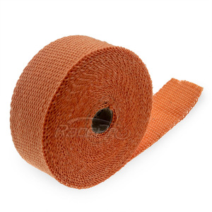 RACEPRO Universal Motorcycle Fiberglass <strong>Exhaust</strong> Header Pipe Heat Wrap <strong>Tape</strong> W/ 5 Steel Ties - Product Image 4