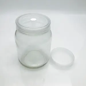 Bottiglia e barattolo della coltura del tessuto dell'attrezzatura di laboratorio di 195ml 240ml 350ml 450ml 650ml con il coperchio di plastica