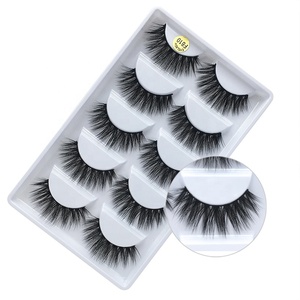F810 F820 F830 F840 F850 ราคาขายส่งจากโรงงาน 5 รุ่น 5 คู่ ขนตาปลอมธรรมชาติ 5 คู่ ขนตาปลอมมิงค์ 3 มิติ - Product Image 2