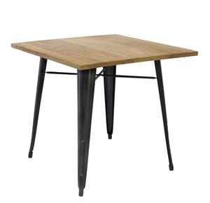 Alquiler de mesa y silla de Metal, venta al por mayor, banquete de café, cena, boda, evento, fiesta, muebles al aire libre, Hotel moderno de hierro - Product Image 4