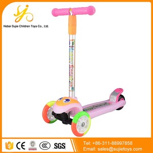 CE aprobó 3 rueda freno de mano niños kick scooter/niños BMX pedal kick scooter/niños juguete scooter braza Coche - Product Image 4