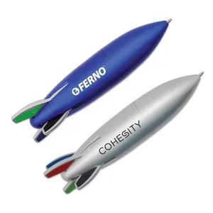 Stylo fusée à 4 couleurs, multifonctionnel, nouveau