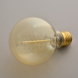 CE RoHS al por mayor Clásico de La Vendimia G80 Globo Redondo De Vidrio Ámbar Bombilla de Edison <span class=keywords><strong>40</strong></span> W - Product Image 3