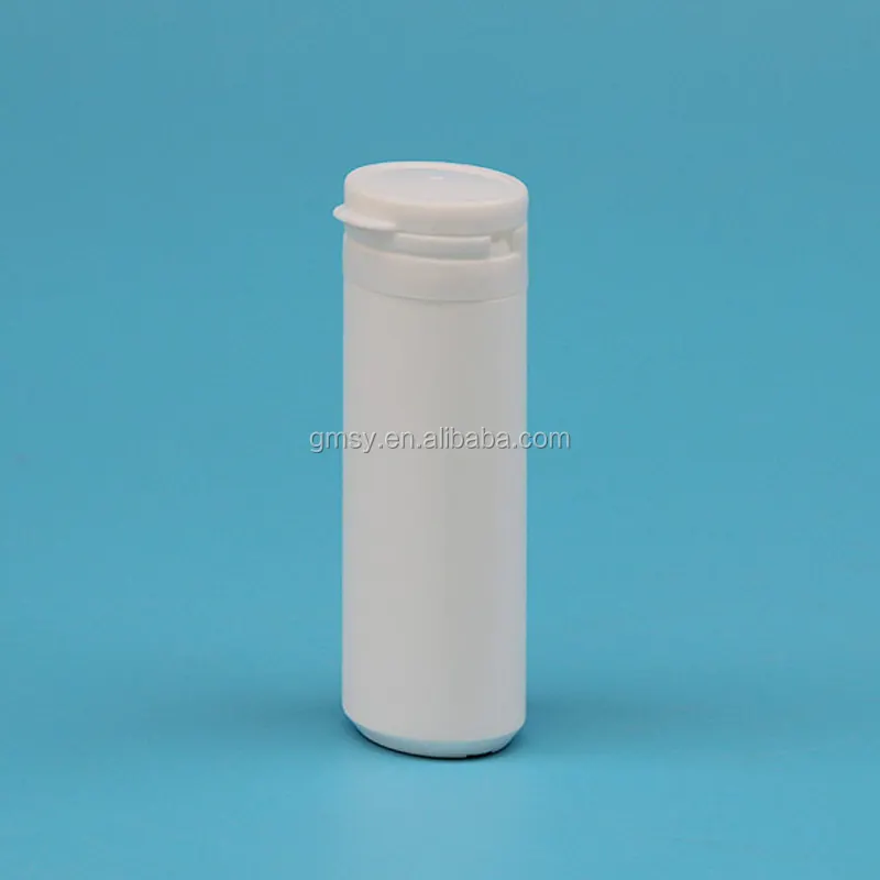 زجاجات بلاستيك صغيرة من البولي إيثيلين عالي الكثافة بسعة 50 مللي لتشذيب اللثة والحلوى