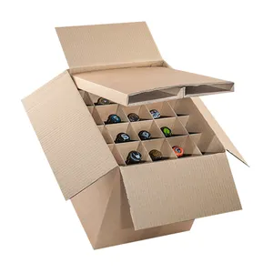 24 Bottles beer shipping Corrugated Packaging Carton Wine box beer carton