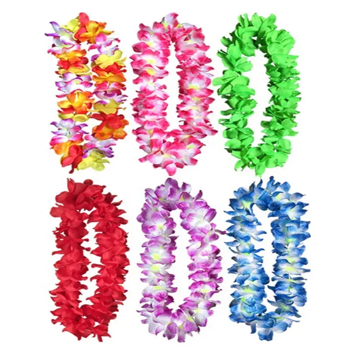 Upgrade Plus Tropical Hawaii Flower Necklace Garlands Wreath Luau Lei