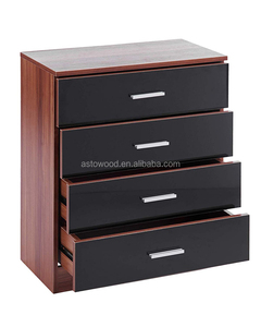 Armoire de coffre avant à 4 tiroirs de style moderne Panneau de bois très brillant Nouveau design pour la maison ou l'hôtel Prix d'usine bon marché - Product Image 3