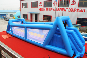 Équipement de parc d'attractions de sécurité, jeu de corde de fermeture éclair gonflable d'<span class=keywords><strong>extérieur</strong></span> - Product Image 3