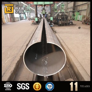 Tubo Redondo de Acero al carbono de Soldadura Por <span class=keywords><strong>Arco</strong></span> <span class=keywords><strong>Sumergido</strong></span> Longitudinal - Product Image 4