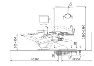 <span class=keywords><strong>Unit</strong></span>é de fauteuil dentaire AL-388SD - Product Image 6