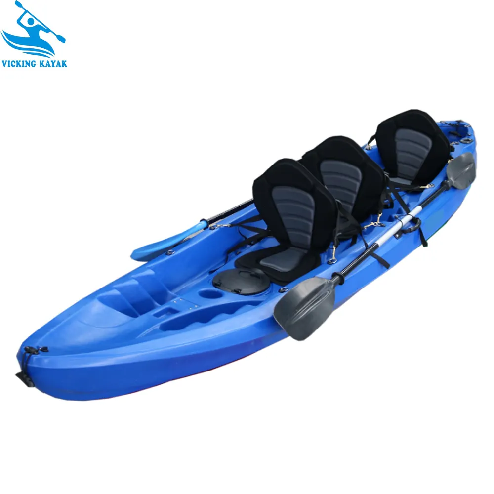 3 persona kayak di Plastica Canoa Non utilizzato Kayak Da Pesca
