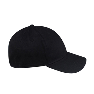 Gorras de Béisbol Negras Simples de Proveedor Chino, MOQ Bajo, Gorras Ajustadas con Parte Trasera Cerrada - Product Image 4