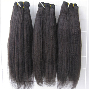 Tissage en fourrure de vison mongol 100% remy, cheveux crépus lisses naturels, tissage hd, extensions/meche, grade 10A - Product Image 1
