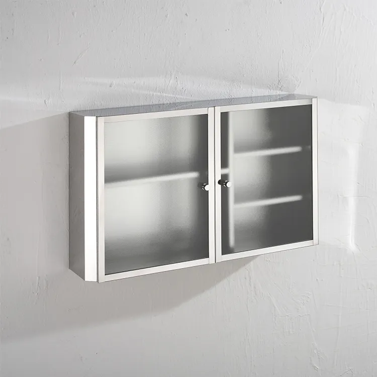 Новый дизайн, современный настенный кухонный шкаф из нержавеющей стали