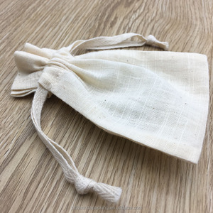 Sacs à chapelet, sacs de baptême ou de communion, pochettes en coton mousseline 3x4 pouces - Product Image 4