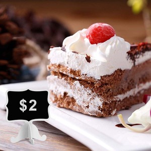 25 Gói Bảng Hiệu Bảng Phấn Mini Có Giá Đỡ, Hình Chữ Nhật Bằng Gỗ Bảng Phấn Nhỏ Cho Nhãn Thực Phẩm, Số Bàn, Đám Cưới - Product Image 5